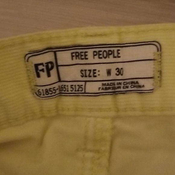 NWOT* Free People Corduroy shorts - Picture 5 of 5